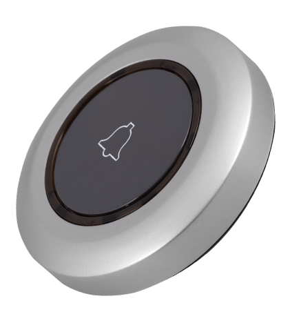 Беспроводная кнопка вызова медсестры (серебристая) Med-50 