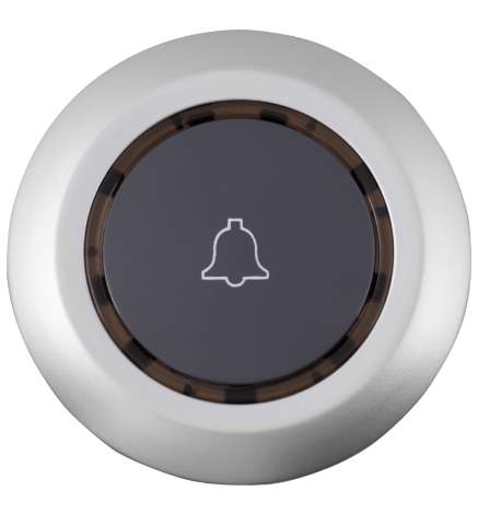 Беспроводная кнопка вызова медсестры (серебристая) Med-50 