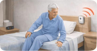 Датчик фиксирует попытку встать