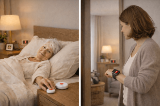 Сигнал мгновенно поступает ухаживающему человеку